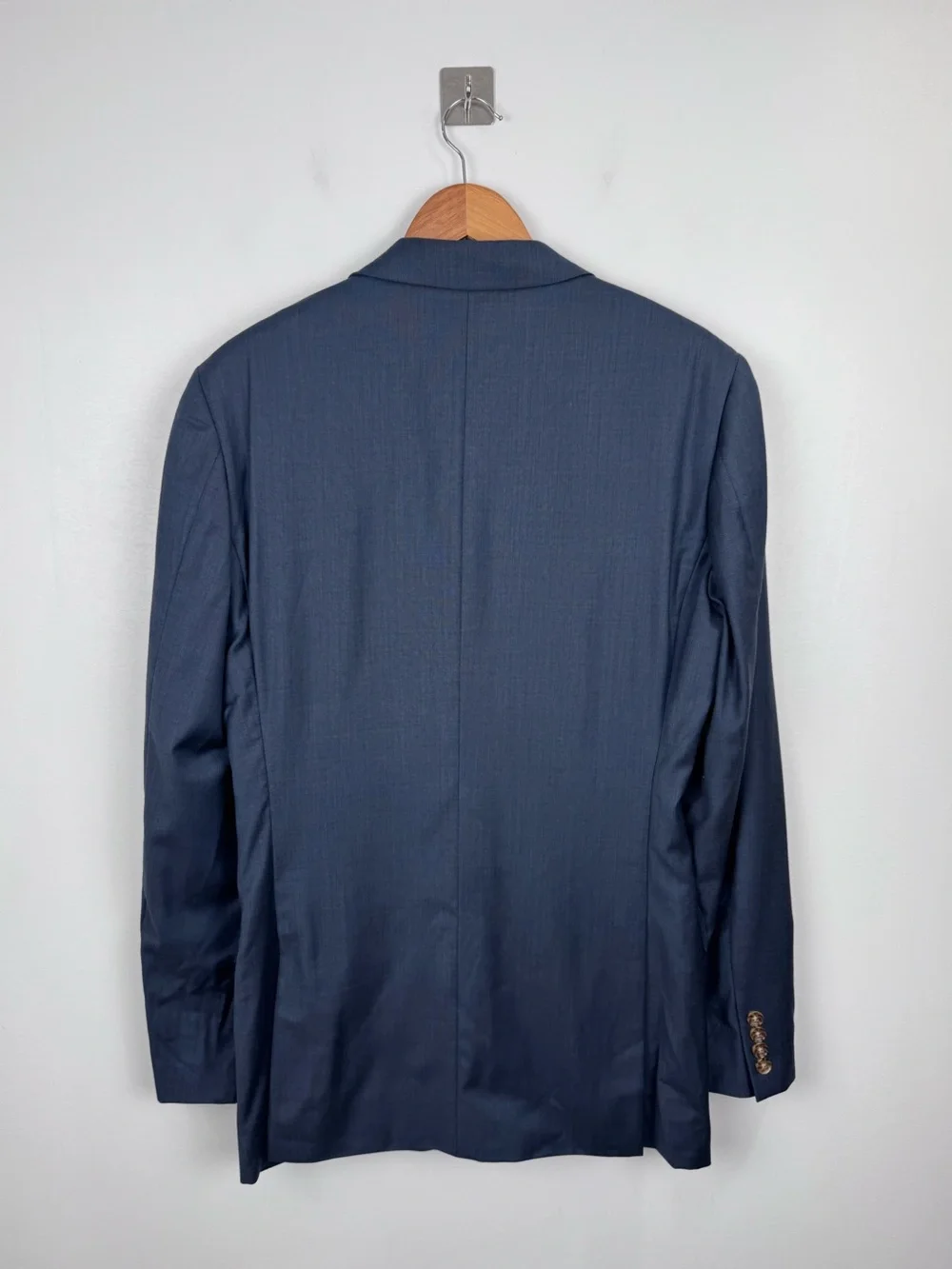 J.Crew Men Thompson Suit Blue Wool Suit Jacket 40L Trouser 33x32